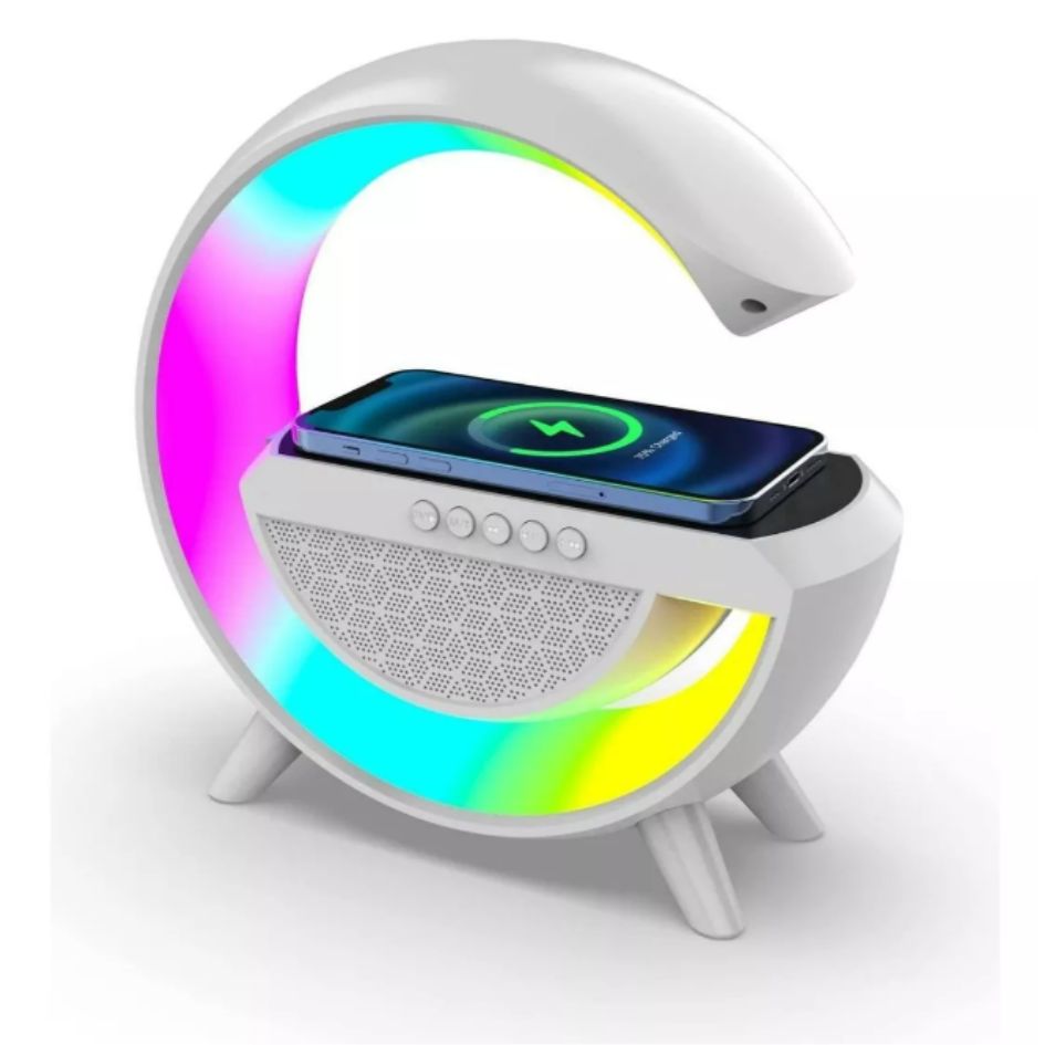 Estación de Audio Bluetooth y Carga Inalámbrica | GlowWave Speaker™